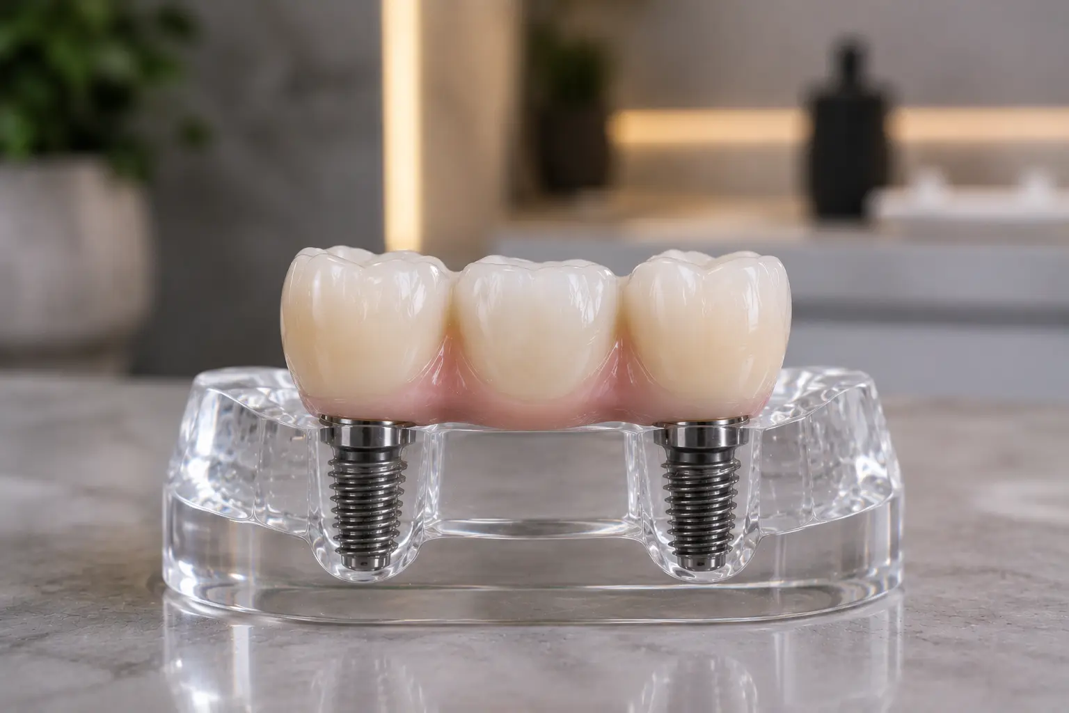 Dental implant bridge in Ivanhoe