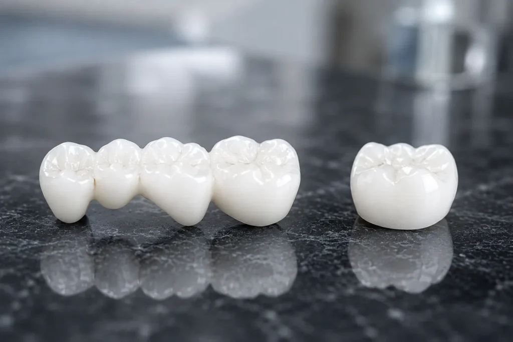 Dental crown and bridge at Smile Connections Ivanhoe